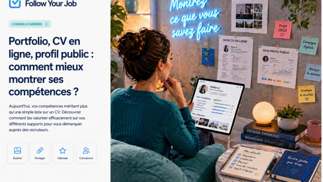 Portfolio, CV en ligne, profil public : comment mieux montrer ses compétences ?