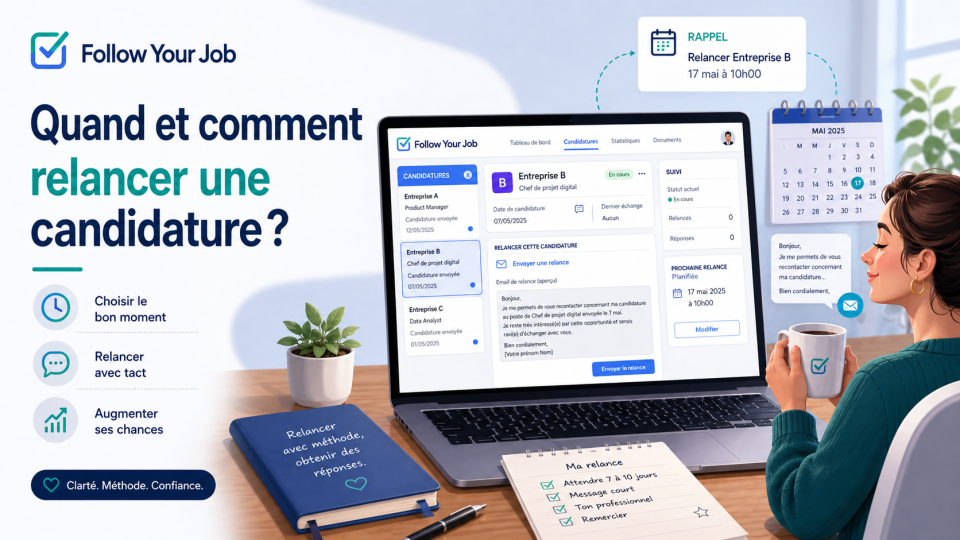 Quand et comment relancer une candidature ?